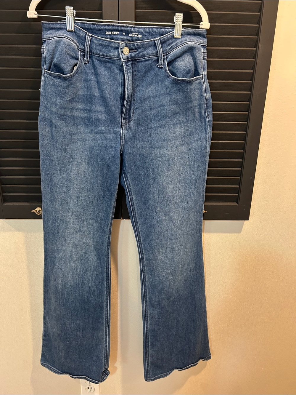 Old Navy Medium Blue Flare Jeans